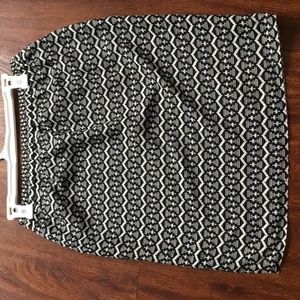 Loft lightweight Patterned Skirt